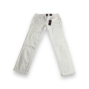 Torrid White Stretch Denim Jeans Womens 18R Straight Leg New With Tags